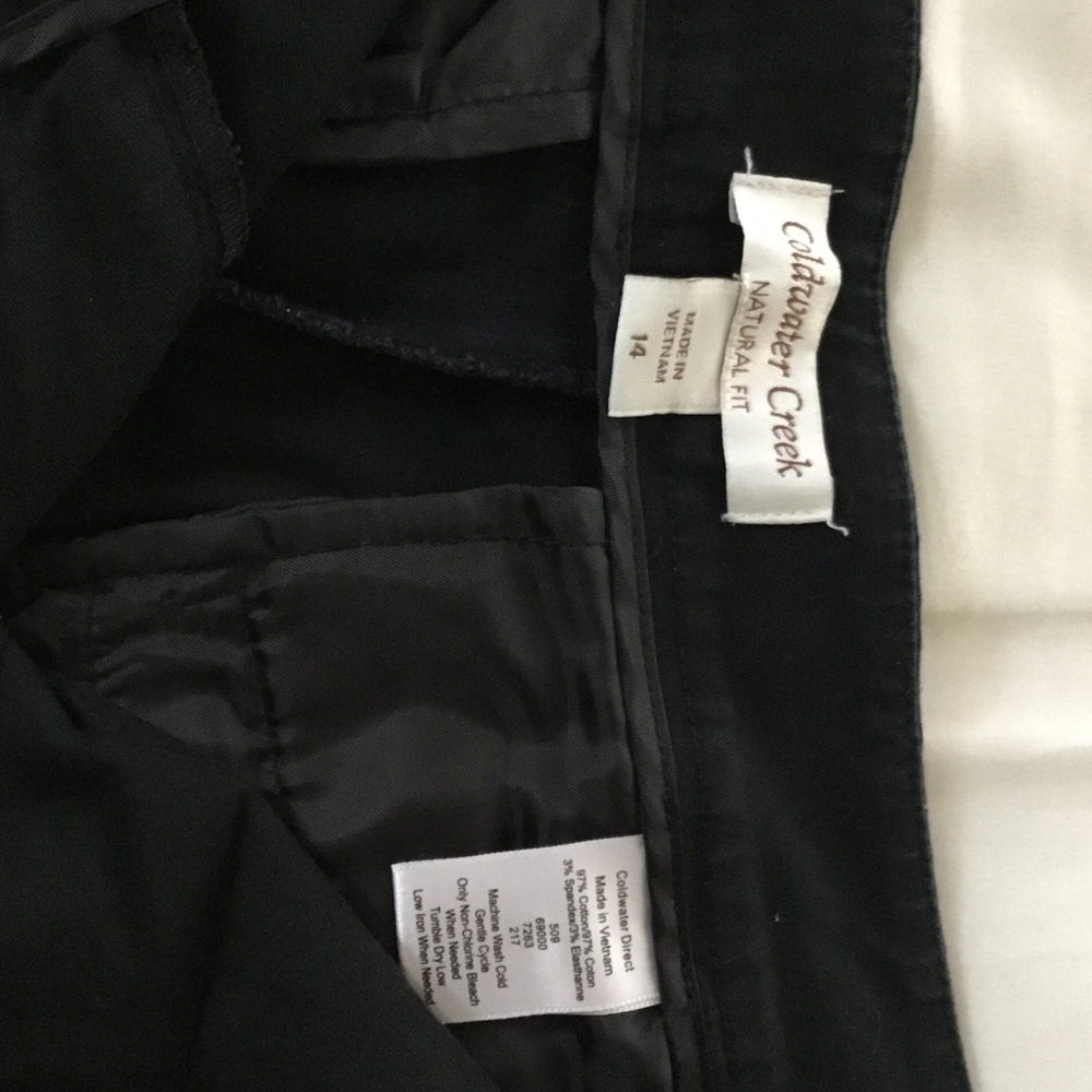 Coldwater Creek Elegant Black Shorts - Picture 2 of 8